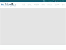 Tablet Screenshot of miatello.it